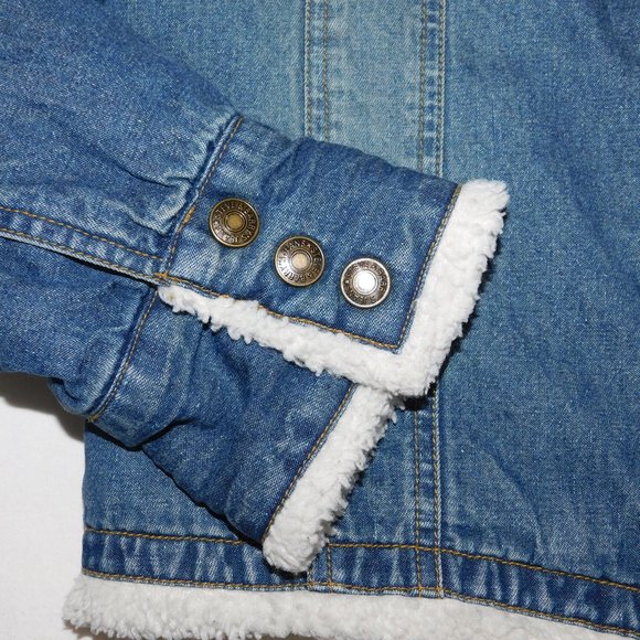 Steve & Barry's Relaxed Fit Denim Jacket Coat - Picture 3 of 7